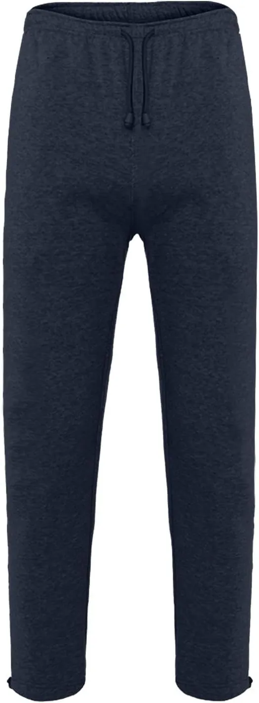 2023 Mens Heavyweight Fleece Sweatpants Workout Jogger Pants Elastic Waist Drawstring Baggy Cargo Pant Trousers with Pockets