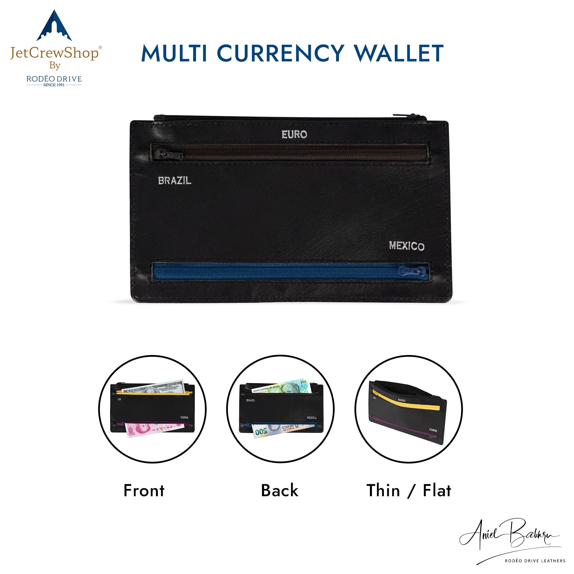 5 ZIP MULTI CURRENCY WALLET