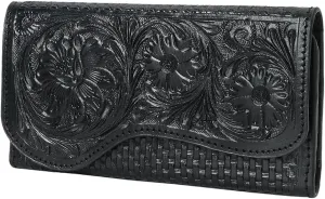 American Darling Clutch Beautifully Hand Tooled Genuine Leather women bag western handbag purse | Leather Clutch Bag | Clutch