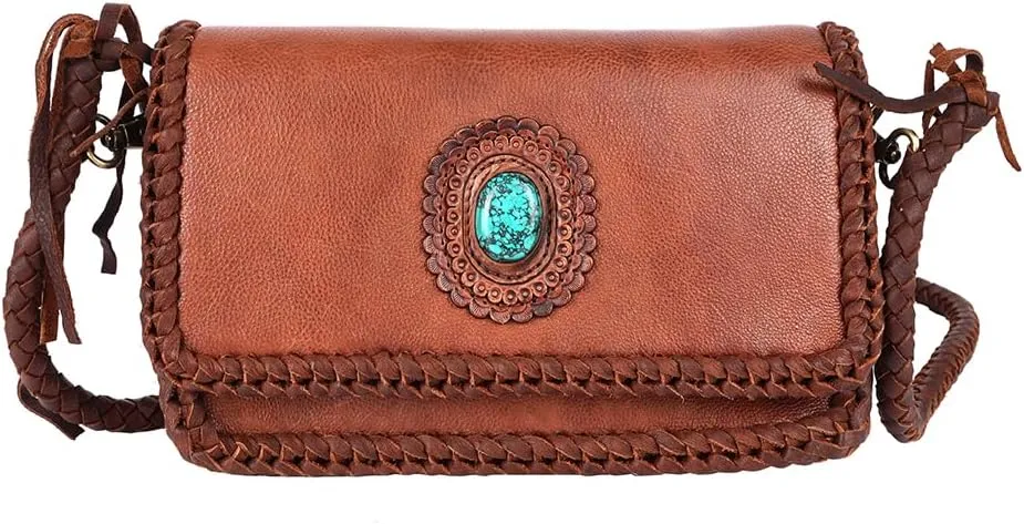 American Darling Clutch Genuine Leather Women Bag Western Handbag Purse