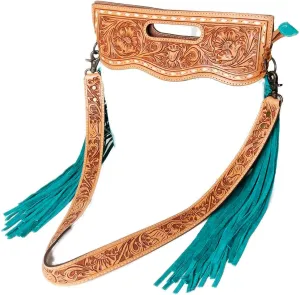 American Darling Clutch Hand Tooled Embossed Genuine Leather Western Women Bag Handbag Purse | Leather Clutch Bag | Clutch Purses for Women | Cute Clutch Bag | Clutch Purse