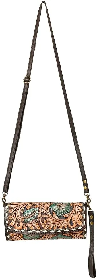 American Darling Clutch Hand Tooled Genuine Leather Western Women Bag Handbag Purse | Leather Clutch Bag | Clutch Purses for Women | Cute Clutch Bag | Clutch Purse