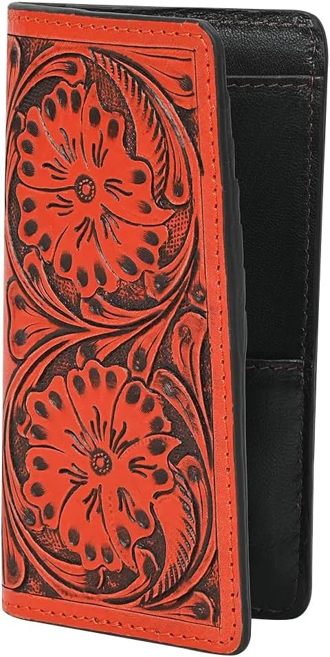 American Darling Clutch Hand Tooled Genuine Leather Western Women Bag Handbag Purse | Leather Clutch Bag | Clutch Purses for Women