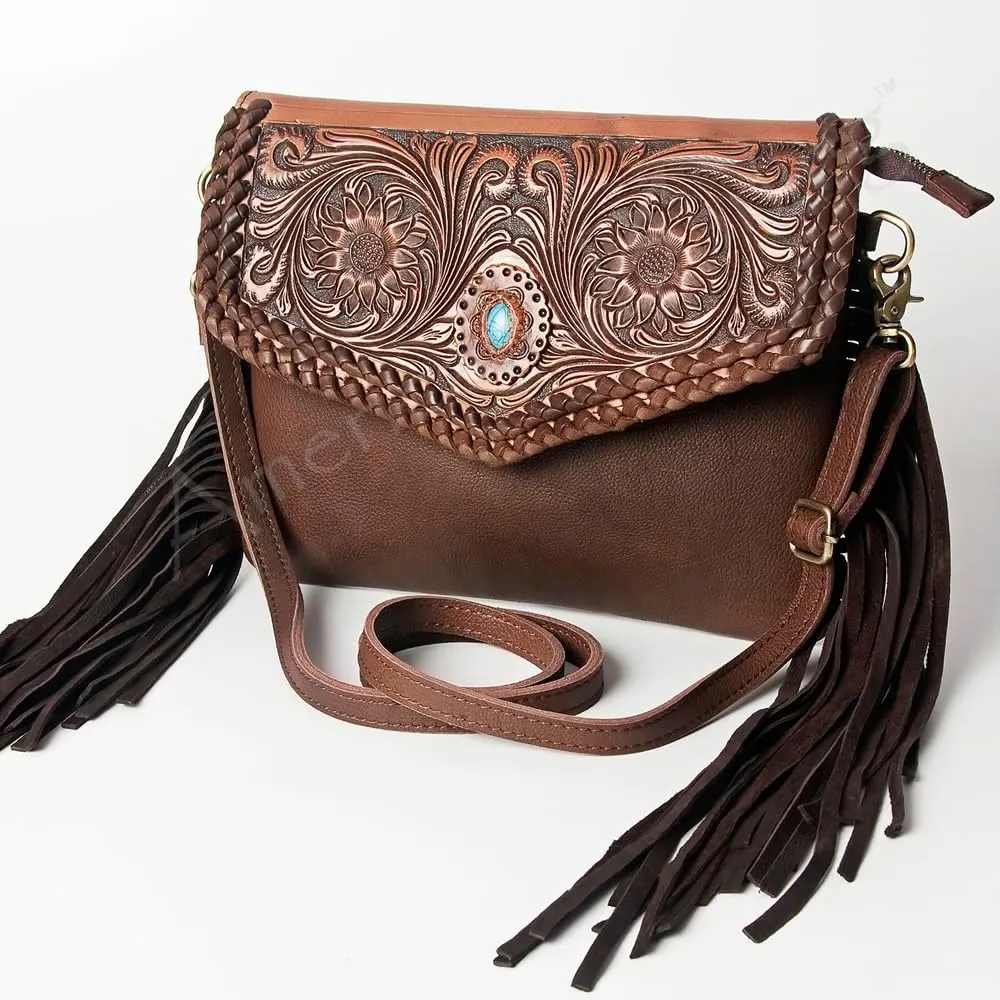 American Darling Clutch Hand Tooled Genuine Leather Women Bag Western Handbag Purse | Leather Clutch Bag | Clutch Purses for Women | Cute Clutch Bag | Clutch Purse