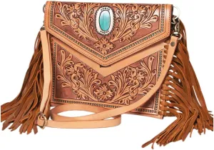 American Darling Clutch Hand Tooled Genuine Leather Women Bag Western Handbag Purse | Leather Clutch Bag | Clutch Purses for Women | Cute Clutch Bag | Clutch Purse