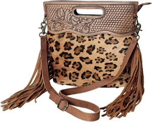 American Darling Clutch Hand Tooled Hair on Genuine Leather Western Women Bag Handbag Purse | Leather Clutch Bag | Clutch Purses for Women | Cute Clutch Bag | Clutch Purse