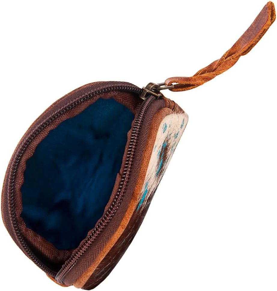 American Darling Coin Purse Hair On Genuine Leather Women Bag Western Handbag Purse