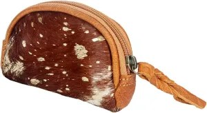 American Darling Coin Purse Hair On Genuine Leather Women Bag Western Handbag Purse
