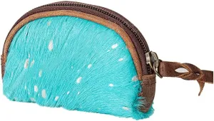 American Darling Coin Purse Hair On Genuine Leather Women Bag Western Handbag Purse