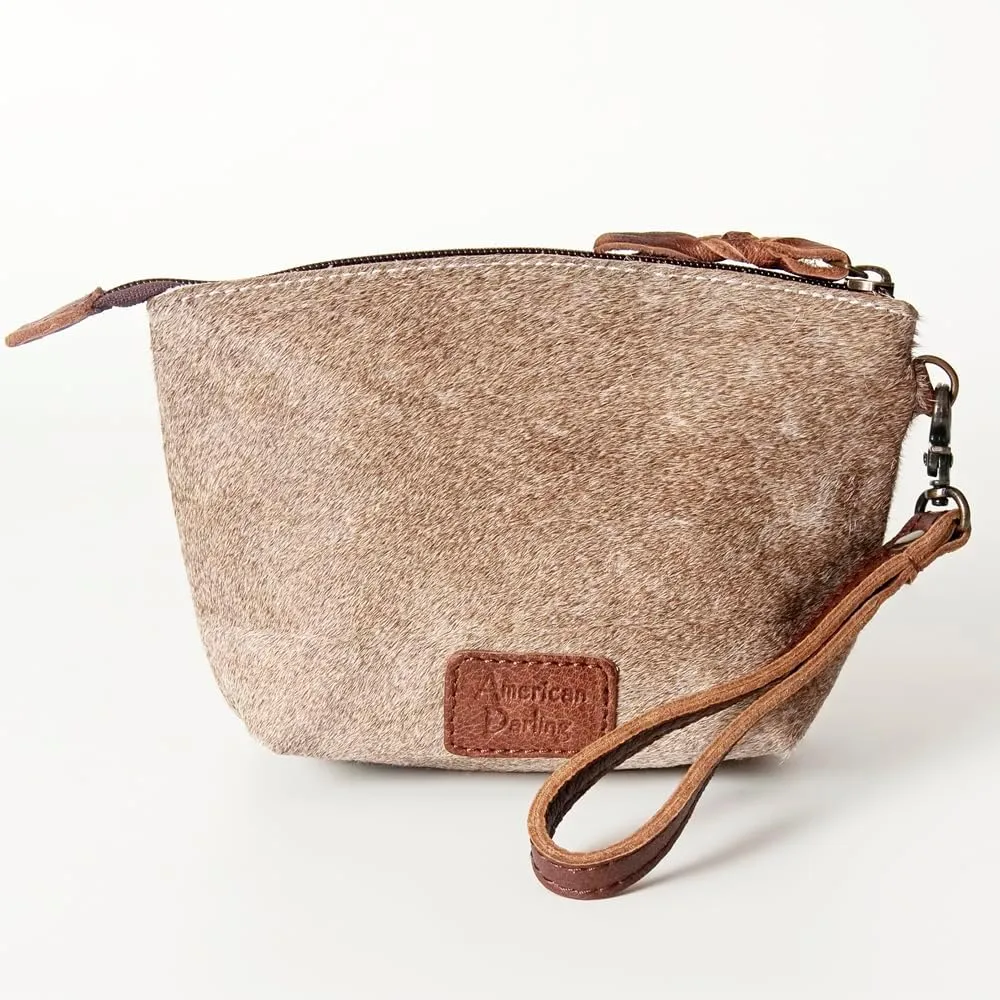 American Darling Coin Purse Hair On Genuine Leather Women Bag Western Handbag Purse