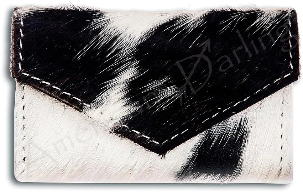 American Darling Coin Purse Hair On Genuine Leather Women Bag Western Handbag Purse