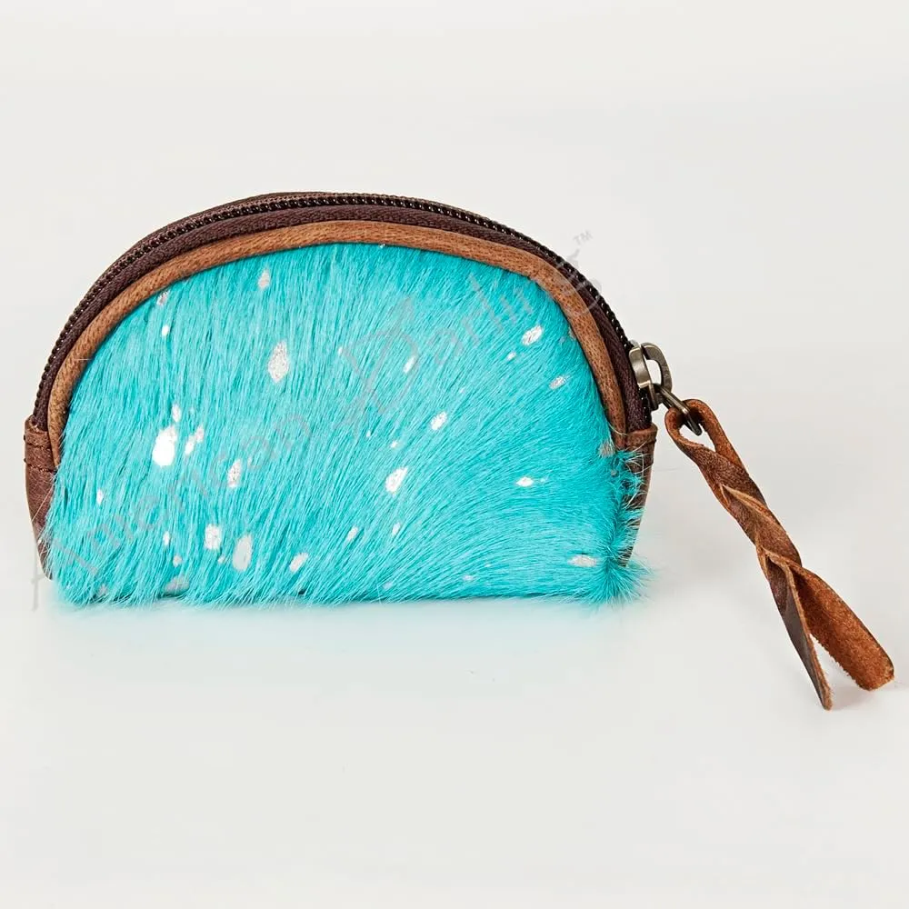 American Darling Coin Purse Hair On Genuine Leather Women Bag Western Handbag Purse