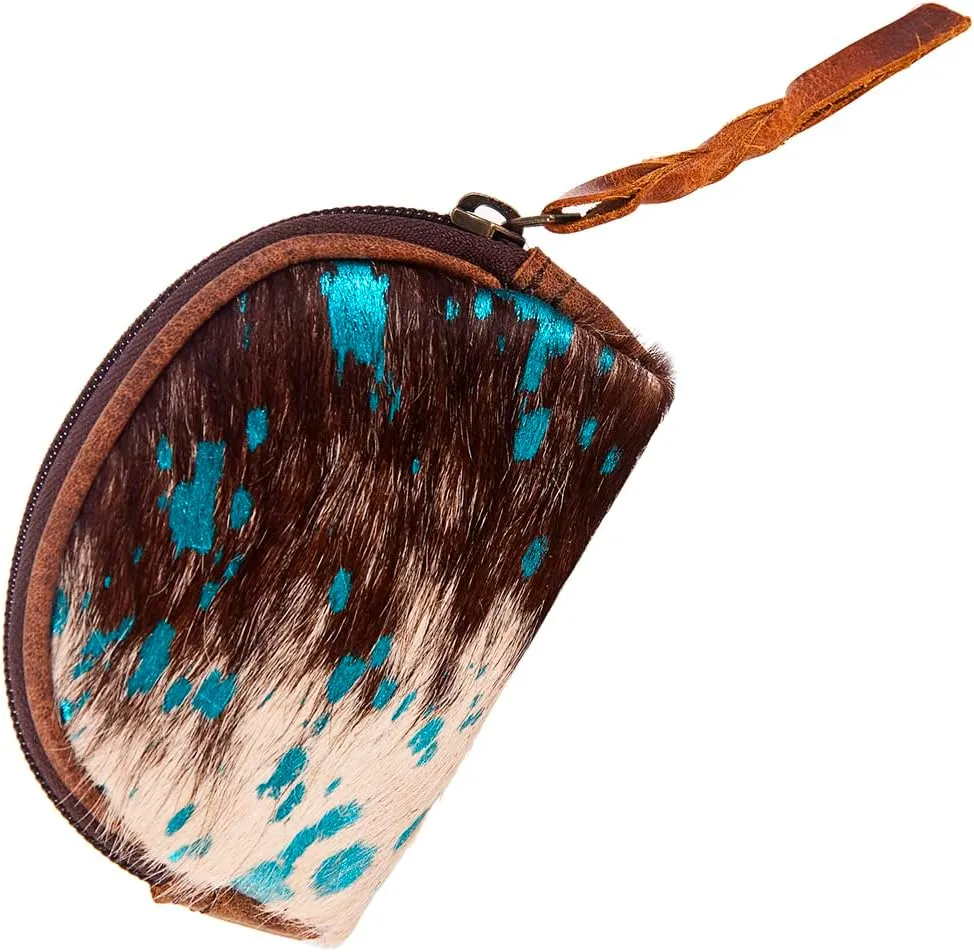 American Darling Coin Purse Hair On Genuine Leather Women Bag Western Handbag Purse