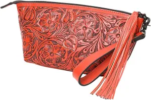 American Darling Hand Tooled Genuine Leather Women Bag Western Handbag Purse