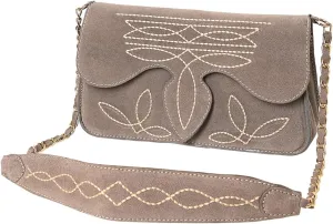 American Darling Suede Bag Genuine Leather Clutch Bag