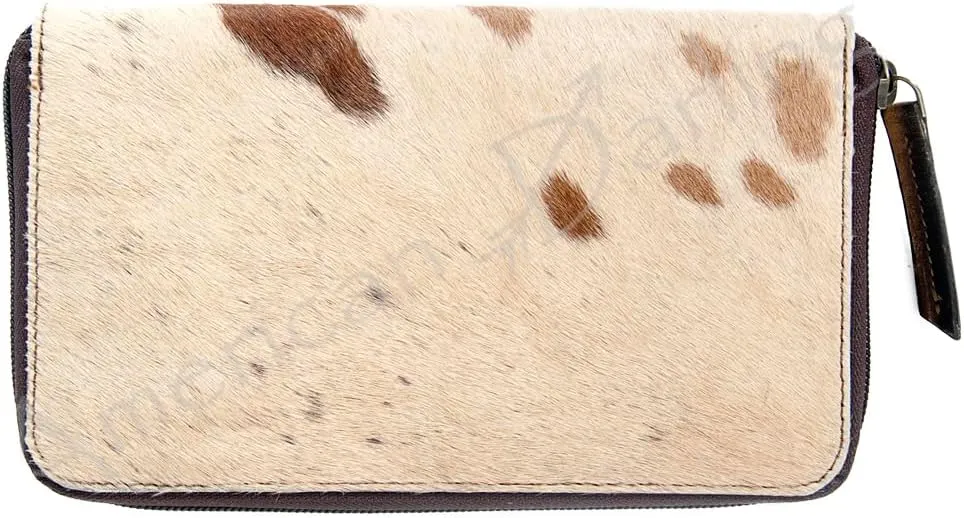 American Darling Wallet Hair-On Genuine Leather Western Women Bag | Handbag Purse | Women Wallet | Wristlet Wallet | Travel Wallet | Leather Wallet | Clutch Wallet