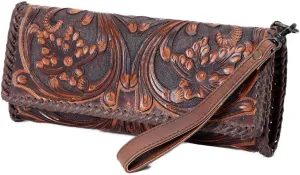American Darling Wallet Hand Tooled Genuine Leather Western Women Bag | Handbag Purse | Women Wallet | Wristlet Wallet | Travel Wallet | Leather Wallet | Clutch Wallet
