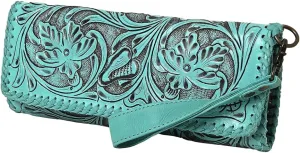American Darling Wallet Hand Tooled Genuine Leather Western Women Bag | Women Wallet | Wristlet Wallet | Travel Wallet | Leather Wallet