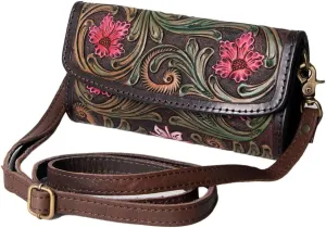 American Darling Wallet Hand Tooled Genuine Leather women bag western handbag purse