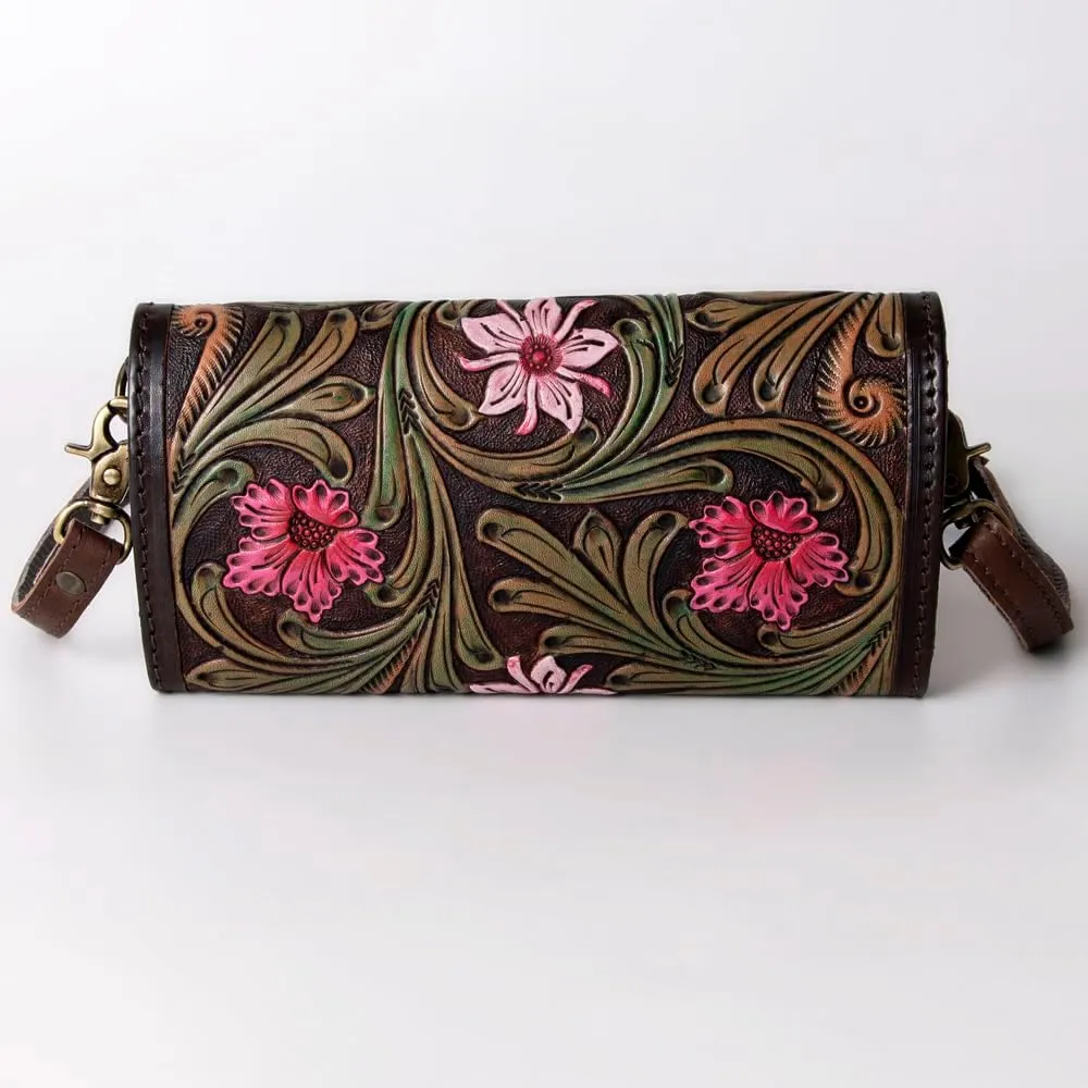 American Darling Wallet Hand Tooled Genuine Leather women bag western handbag purse
