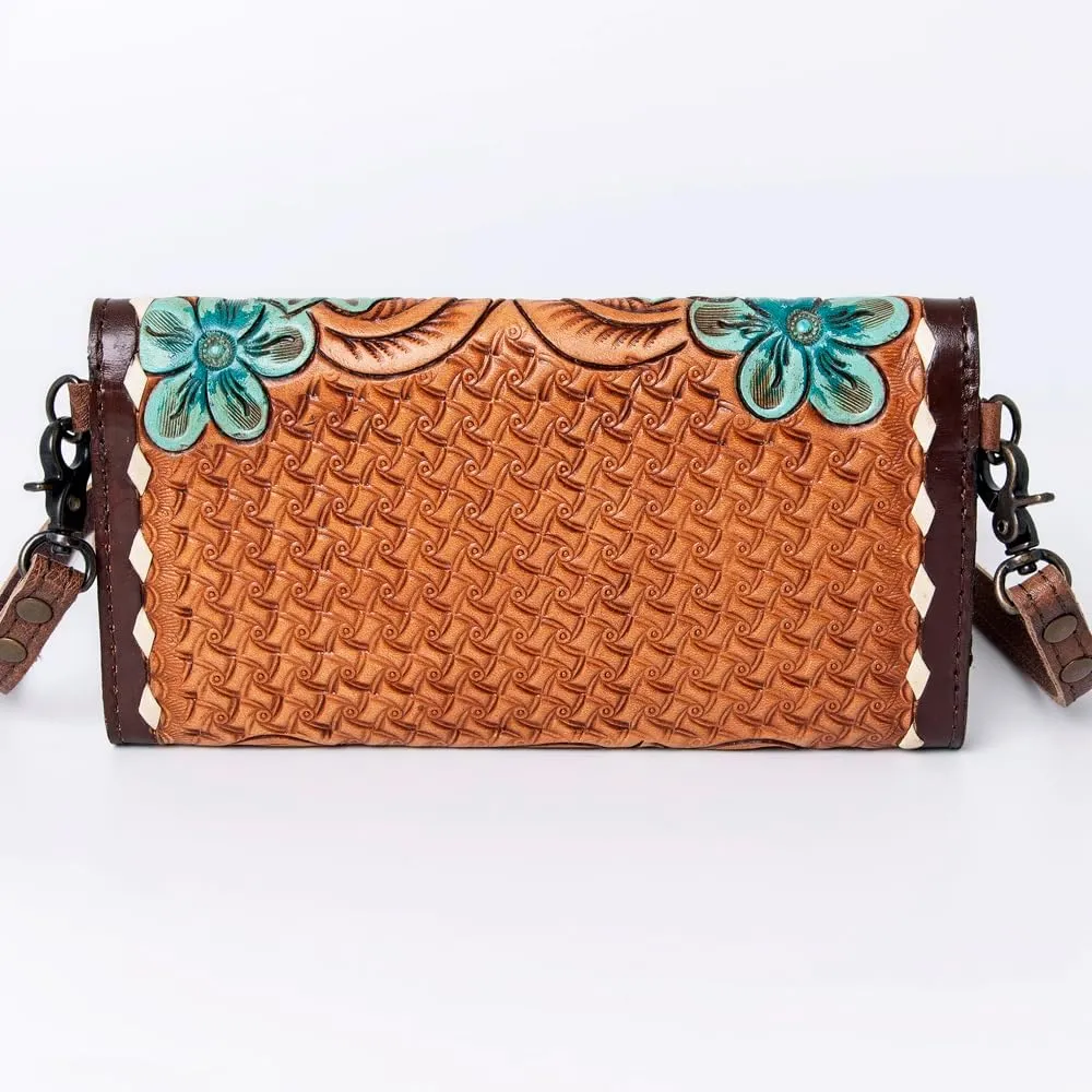 American Darling Wallet Hand Tooled Genuine Leather women bag western handbag purse