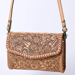 American Darling Wallet Hand Tooled Genuine Leather Women Bag Western Handbag Purse