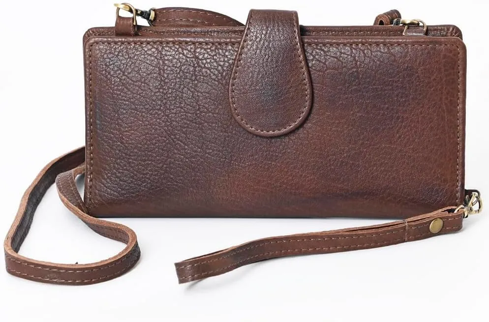 American Darling Wristlet Genuine Leather Women Bag Western Handbag Purse