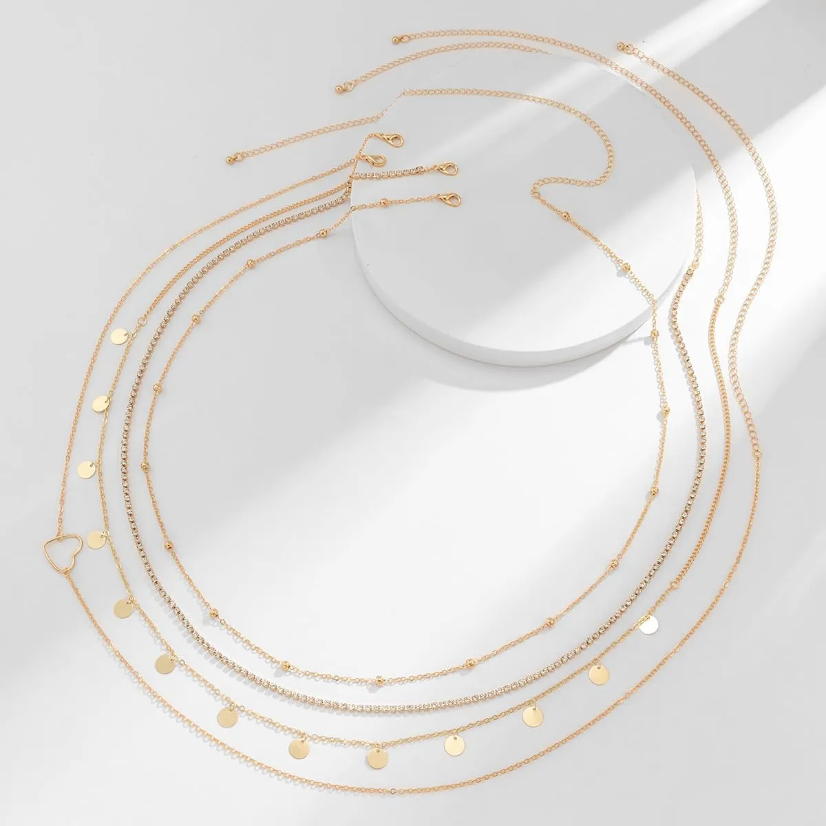 AoedeJ Silver Gold Layered Waist Chain Belly Jewelry Summer Beach Body Chains for Women