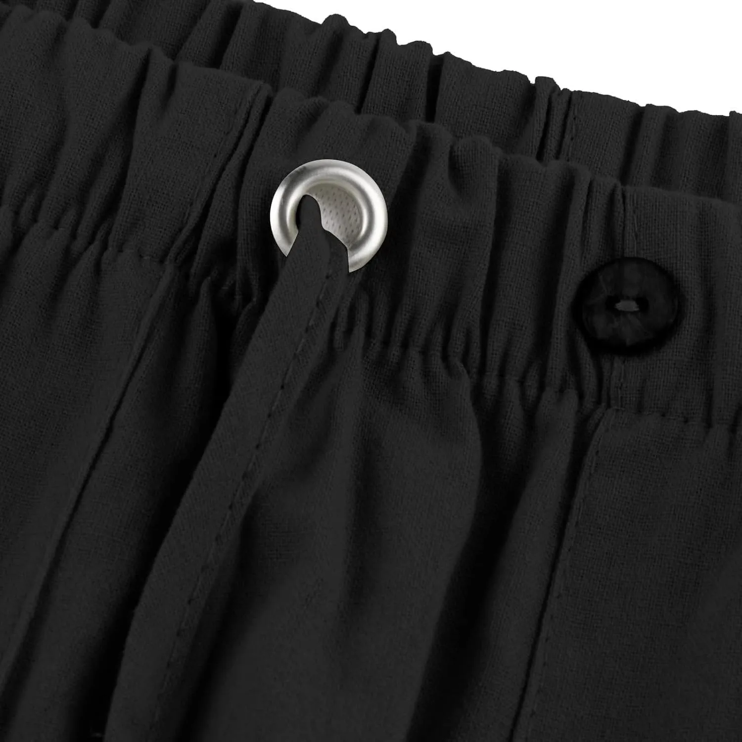 Beach Linen Pants for Men Drawstring Plus Size Linen Pants Lightweight Elastic WAIS Yoga Pants with Pockets Lounge Pants