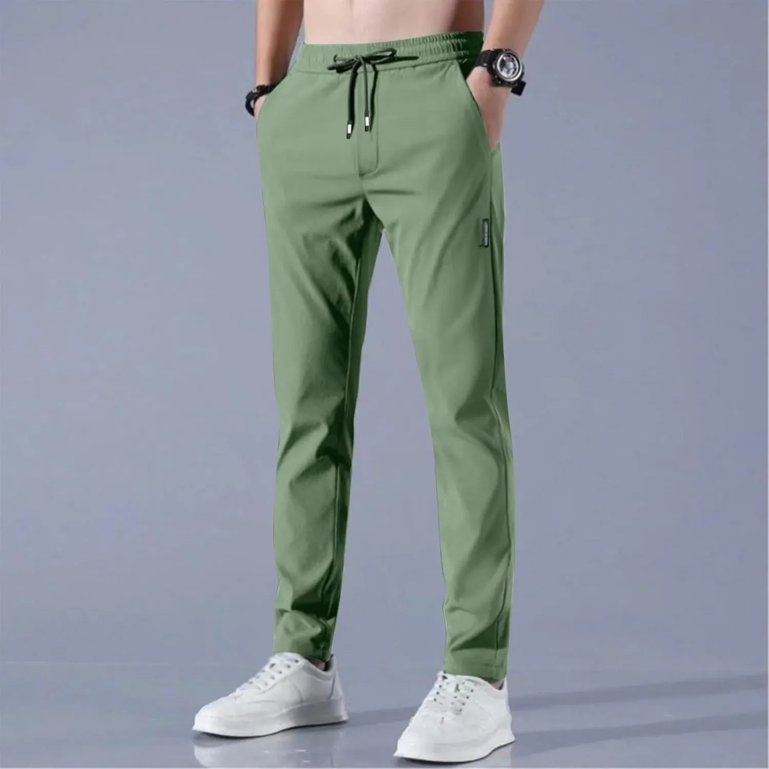 Bevawear Glide Pants Mens Quick Dry Breathable Athletic Pants Stretch Waterproof Active Hiking Lightweight Trousers