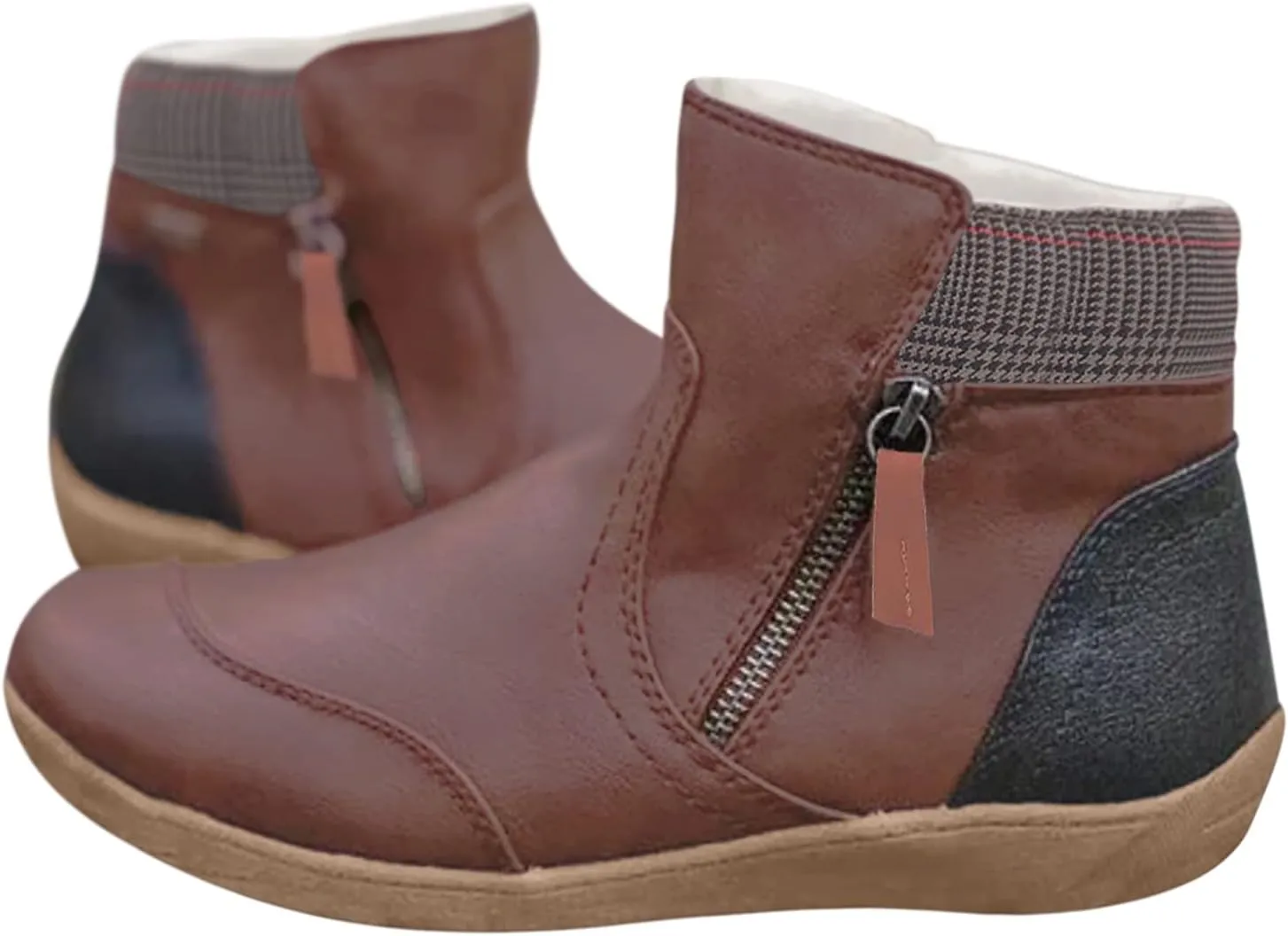Black Winter Boots for Women Snow Boots for Women Cute Ankle Womens Wide Width Snow Boots Tall Women Waterproof Boots Winter Botas De Invierno Para Mujer Con Tacones