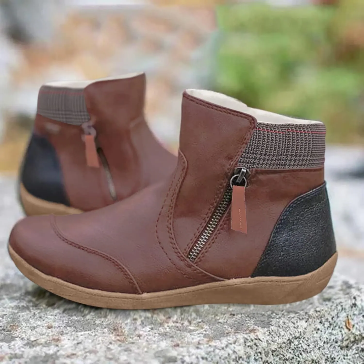 Black Winter Boots for Women Snow Boots for Women Cute Ankle Womens Wide Width Snow Boots Tall Women Waterproof Boots Winter Botas De Invierno Para Mujer Con Tacones