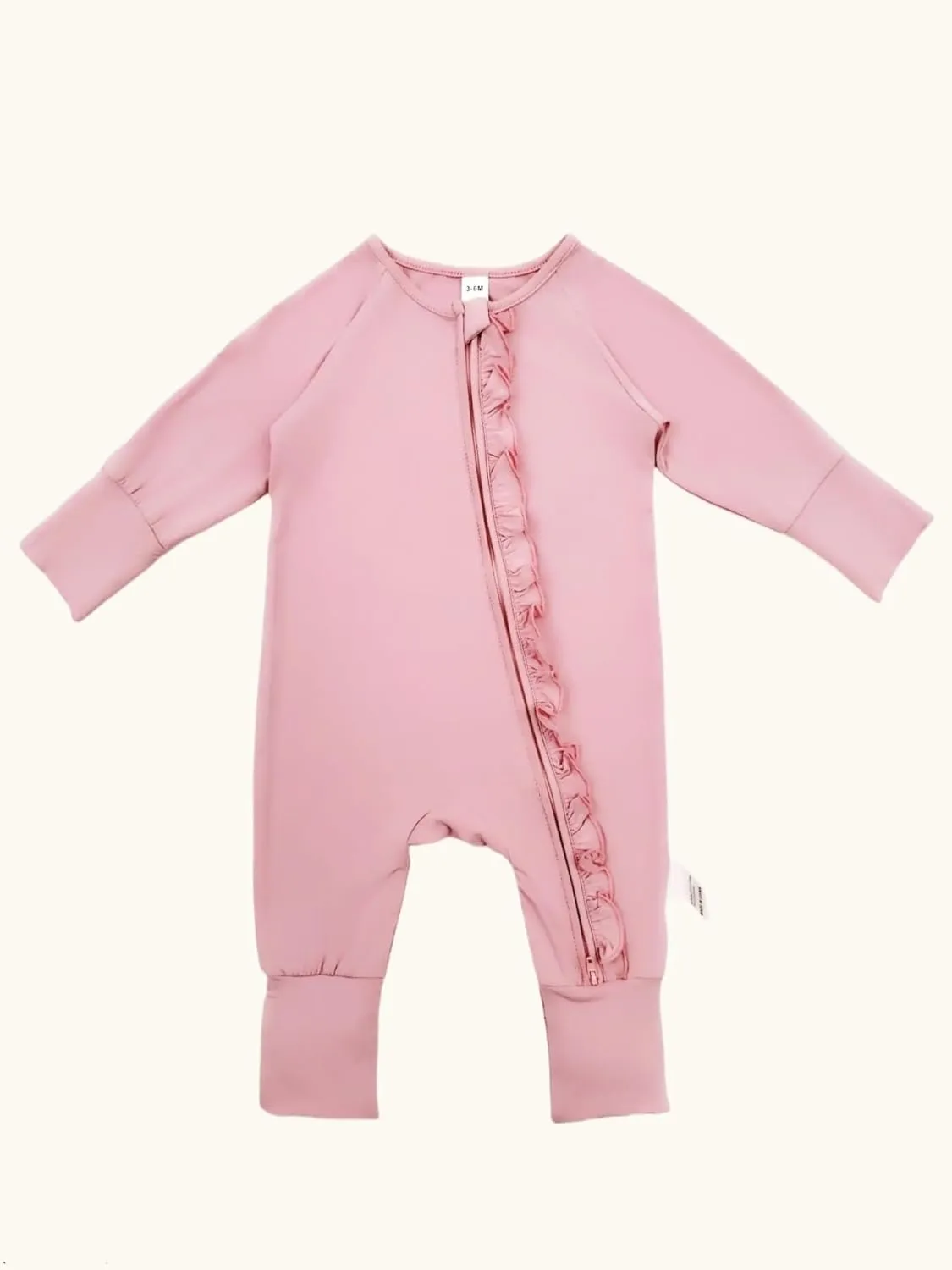 Bow Dream Baby Girl Romper Jumpsuit Bamboo Rayon Baby Clothes Boys & 2 Way Zipper Outfit Baby Clothes for Girls