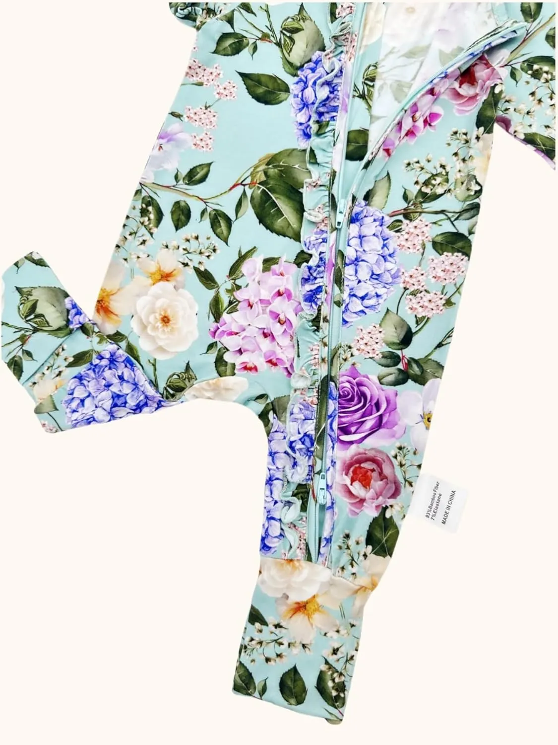 Bow Dream Baby Girl Romper Jumpsuit Bamboo Rayon Baby Clothes Boys & 2 Way Zipper Outfit Baby Clothes for Girls