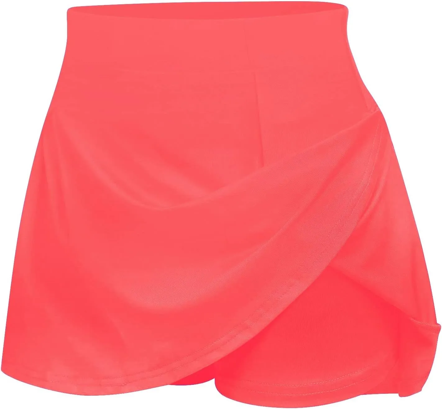 BTDECLAR Workout Shorts for Women Stretchy High Waisted Flowy Athletic Shorts Casual Running Biker Shorts Skirt with Pockets