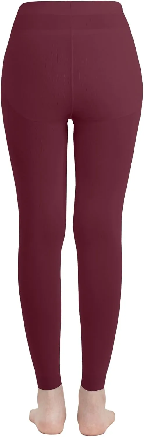 Butterfly EMEM Apparel Girls' Solid Colored Microfiber Opaque Footless Tights