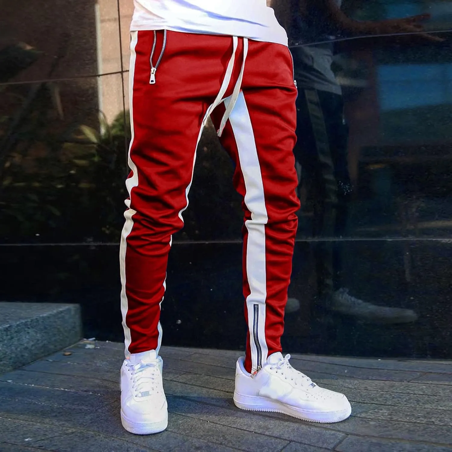 Cargo Pants for Men Joggers for Men Sweat Pants for Man Mens Work Pants Drawstring Sweatpants Athletic Pants for Men