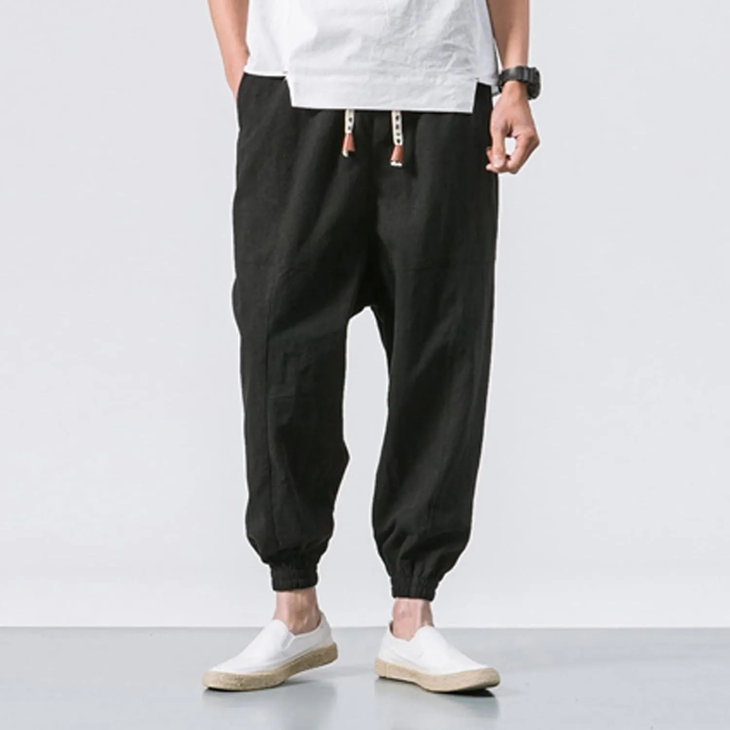 Cargo Pants for Men Relaxed Fit Bottom Straight Leg Casual Loose Fit Baggy Athletic Jogger Pants with Pockets Men's