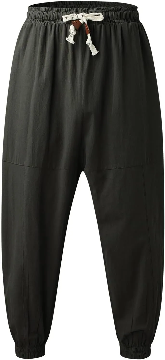 Cargo Pants for Men Relaxed Fit Bottom Straight Leg Casual Loose Fit Baggy Athletic Jogger Pants with Pockets Men's