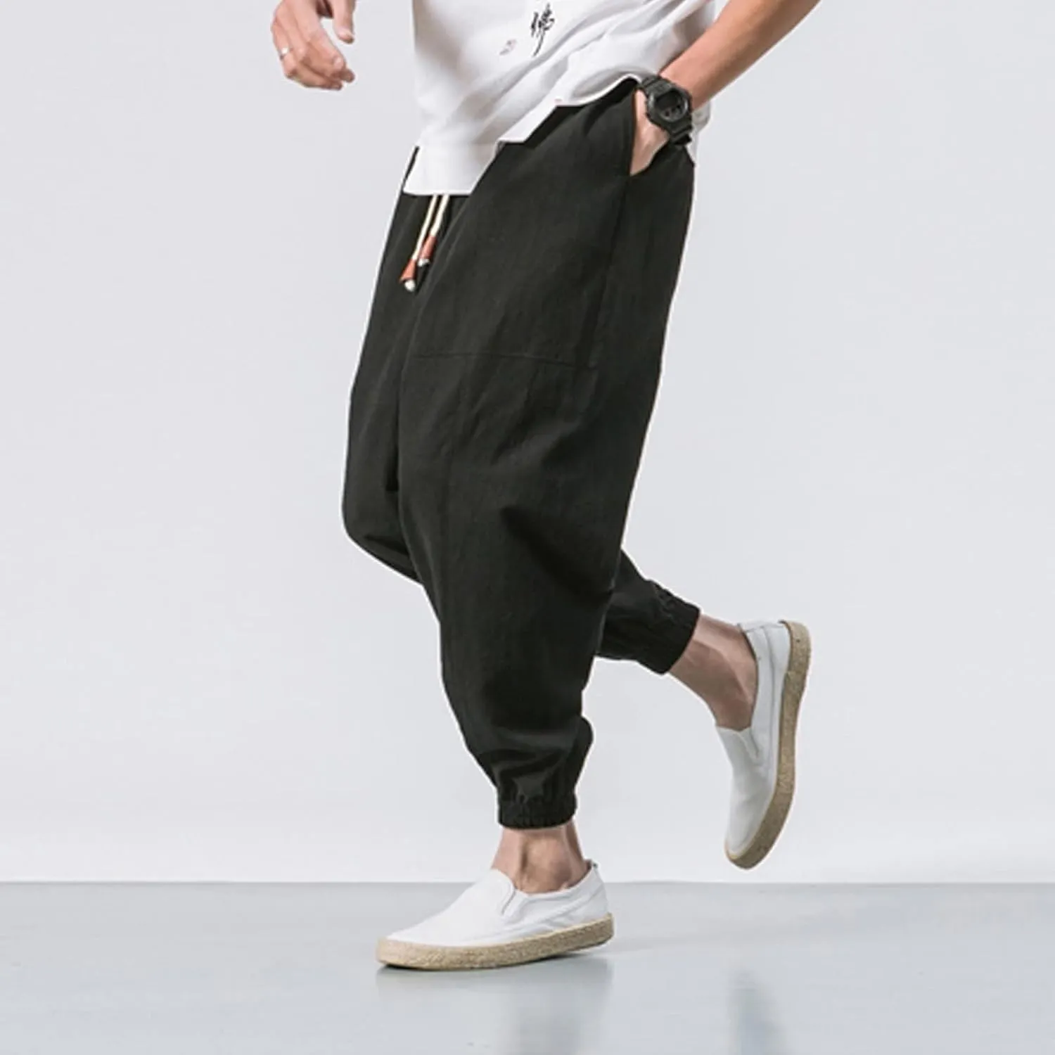 Cargo Pants for Men Relaxed Fit Bottom Straight Leg Casual Loose Fit Baggy Athletic Jogger Pants with Pockets Men's