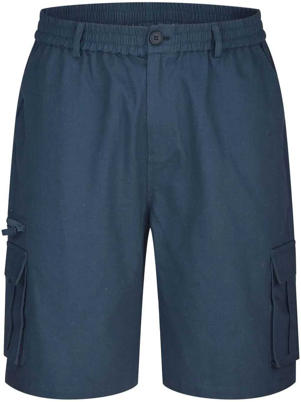 Cargo Shorts for Men 2025 Summer Trendy Elastic Waist Outdoor Hiking Shorts Big and Tall Bermuda Shorts with Pockets
