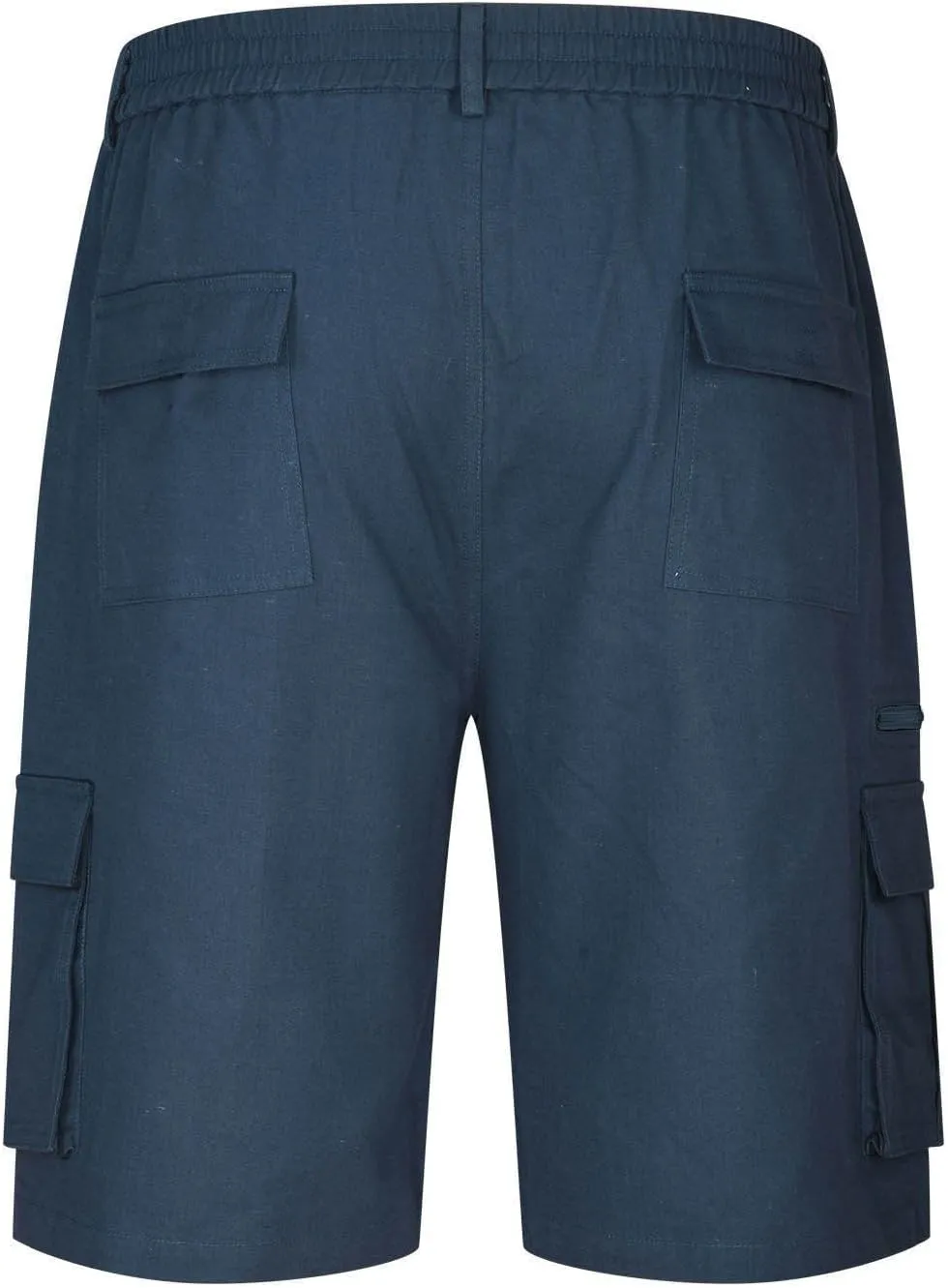 Cargo Shorts for Men 2025 Summer Trendy Elastic Waist Outdoor Hiking Shorts Big and Tall Bermuda Shorts with Pockets