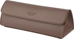 carrotez Stylish PU Leather Makeup Bag: Versatile Travel Toiletry Bag & Cosmetic Pouch, Small Makeup Organizer for Purse Essentials, Ideal Makeup Brush Holder & Sunglasses Case for Women - Cocoa Brown