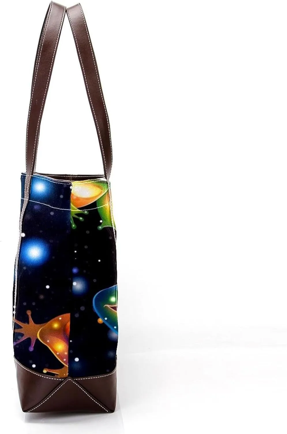 Colored Frog-1167 Shoulder Purses for Women Large Soft Washed Leather Purses and Durable Handbags