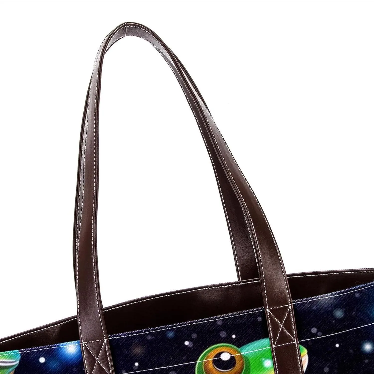 Colored Frog-1167 Shoulder Purses for Women Large Soft Washed Leather Purses and Durable Handbags