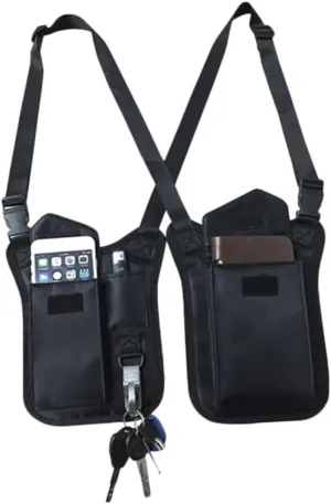 Concealed Carry Sling Bag Men's Hidden Underarm Shoulder Bag Armpit Holder Nylon