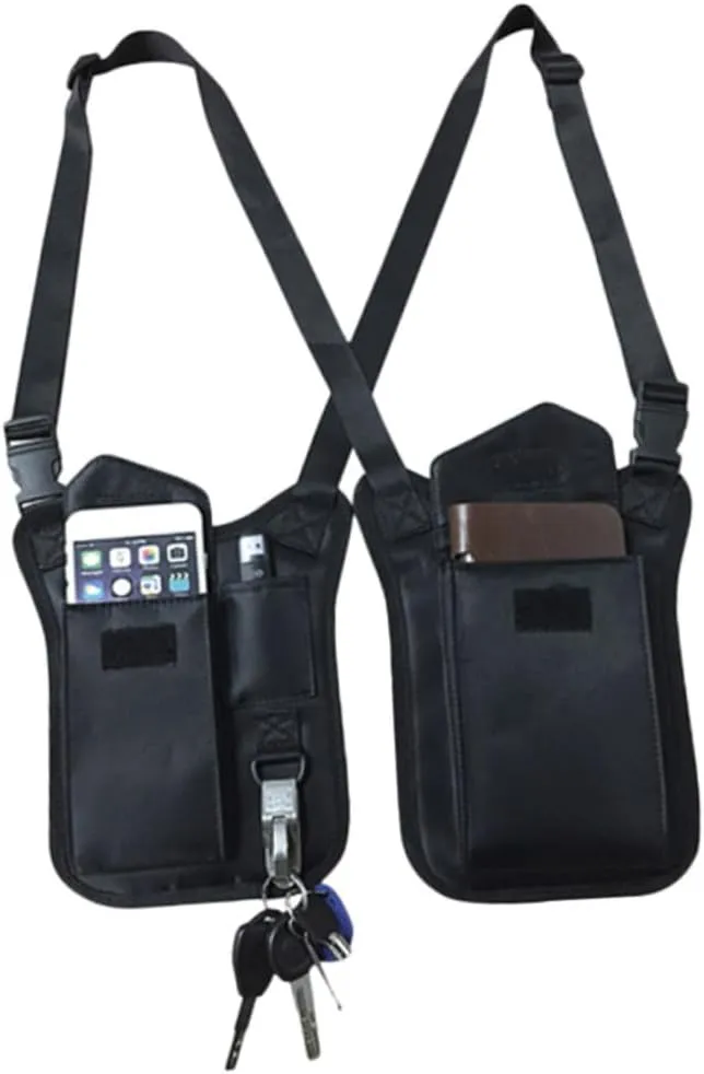 Concealed Carry Sling Bag Men's Hidden Underarm Shoulder Bag Armpit Holder Nylon