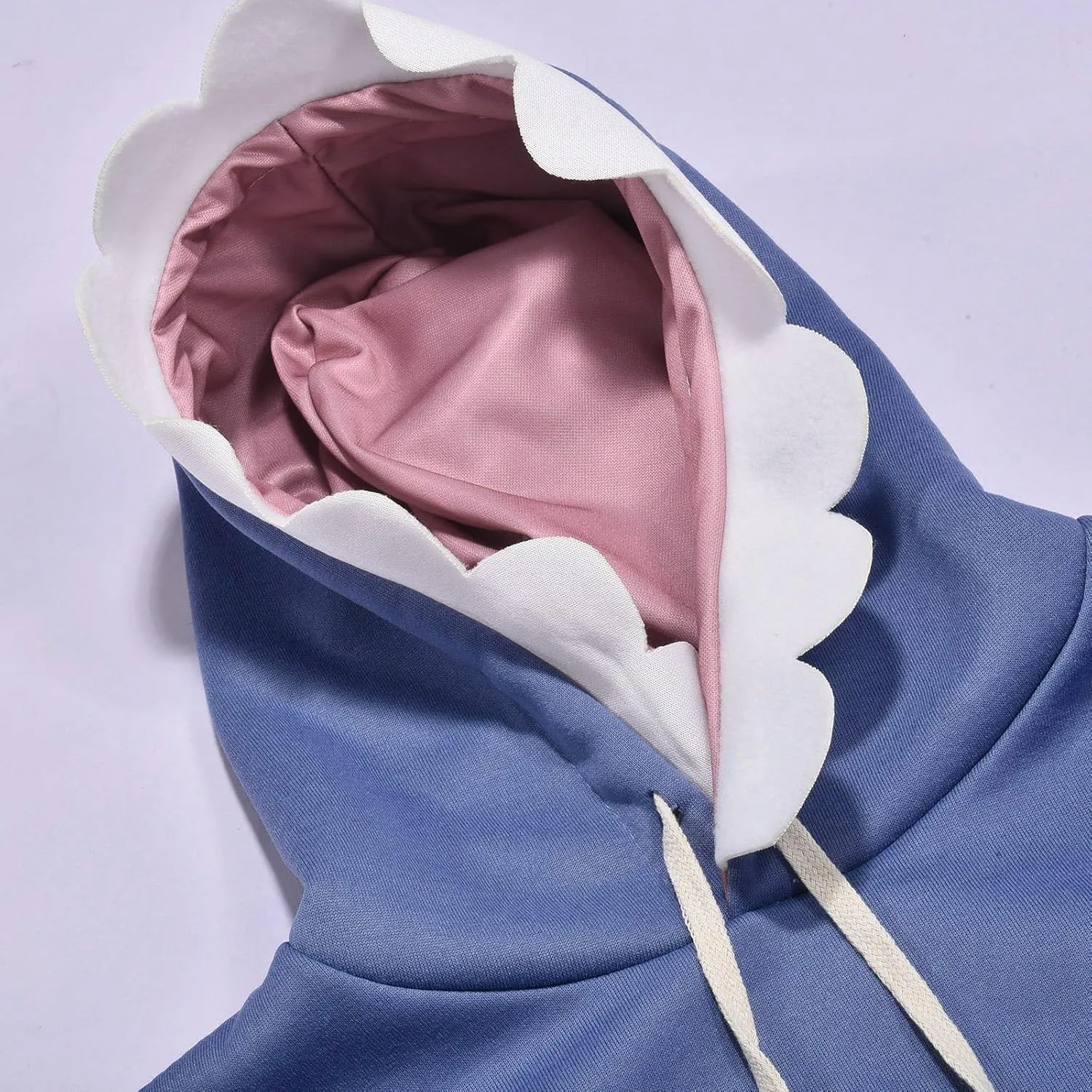 cooki Fall Outfits for Women Sweatshirts Blue Kawaii Shape Hoodie for Girls Cute Teens Animal Shark Hoodies Cosplay Hoodies