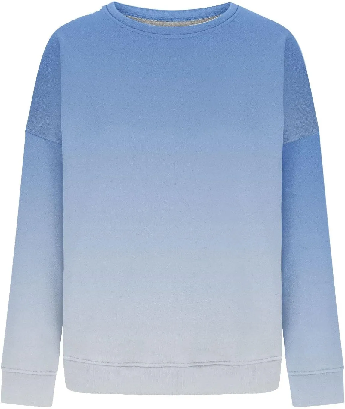Crew Neck Sweatshirts Women Oversized Crewneck Sweatshirt Long Sleeve Fleece Pullover Fall Y2k Hoodies Preppy Clothes