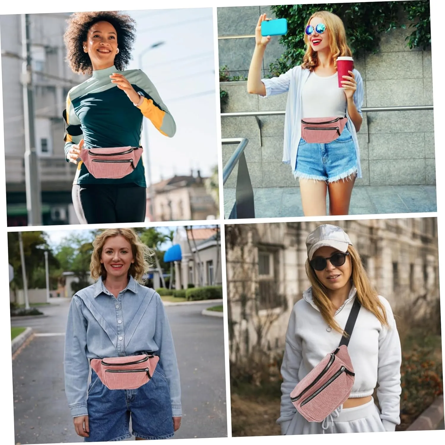 Crossbody Chest Bag Women's Waist Pouch for Phone Wallet Id Mini Sling Bag for Outdoor Activities